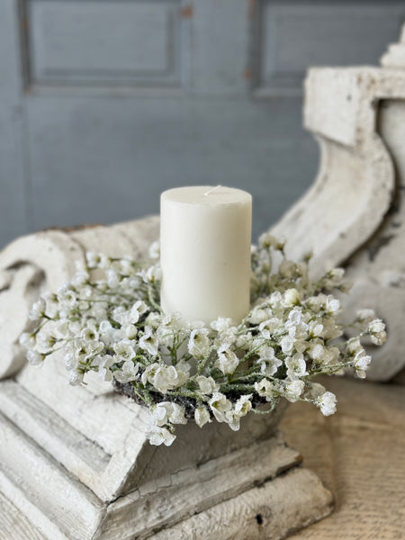 Frost Flower Candle Ring | 12" | NOT CURRENTLY IN STOCK-New For Holiday 2026!