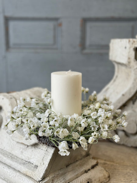 Frost Flower Candle Ring | 12" | NOT CURRENTLY IN STOCK-New For Holiday 2026!