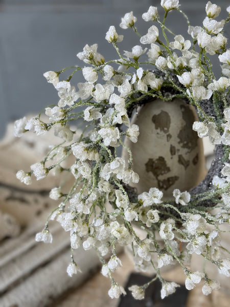 Frost Flower Candle Ring | 12" | NOT CURRENTLY IN STOCK-New For Holiday 2026!