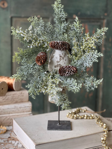 Peridot Gleam Cedar Candle Ring | 15" | SOLD OUT