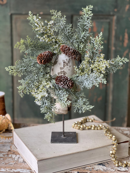 Peridot Gleam Cedar Candle Ring | 15" | SOLD OUT