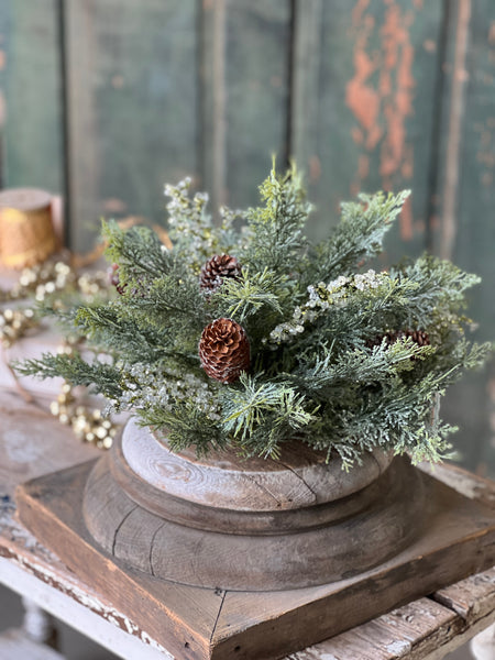 Peridot Gleam Cedar Half Sphere | 18" | SOLD OUT