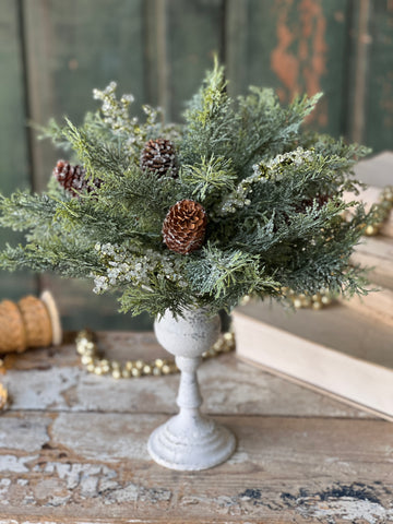 Peridot Gleam Cedar Half Sphere | 18" | SOLD OUT