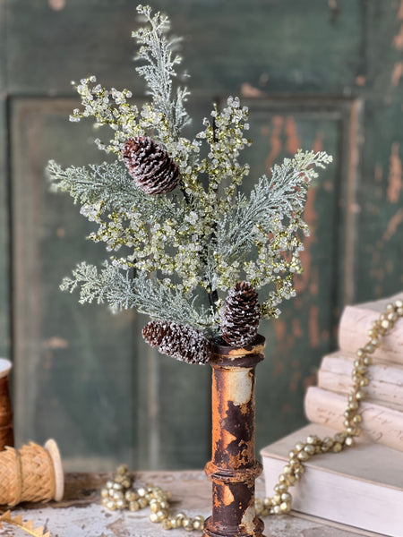 Peridot Gleam Cedar Spray | 27.5" | CLEAN UP SPECIAL!  From $2.95 - Last 84pcs!