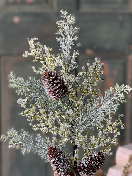 Peridot Gleam Cedar Spray | 27.5" | CLEAN UP SPECIAL!  From $2.95 - Last 84pcs!