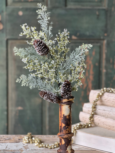 Peridot Gleam Cedar Spray | 27.5" | CLEAN UP SPECIAL!  From $2.95 - Last 84pcs!