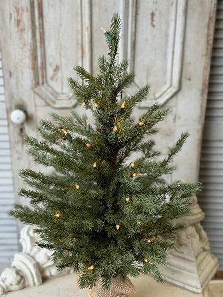 Stonington Tree w/ Lights | 30" | NOT CURRENTLY IN STOCK-New For Holiday 2026!