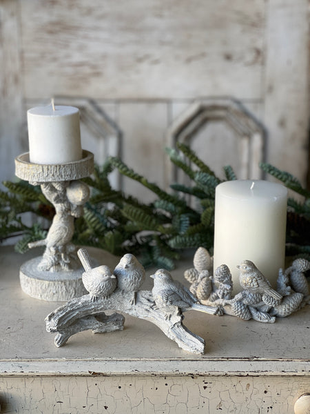 Feathered Woods Centerpiece | 7.5" | SOLD OUT