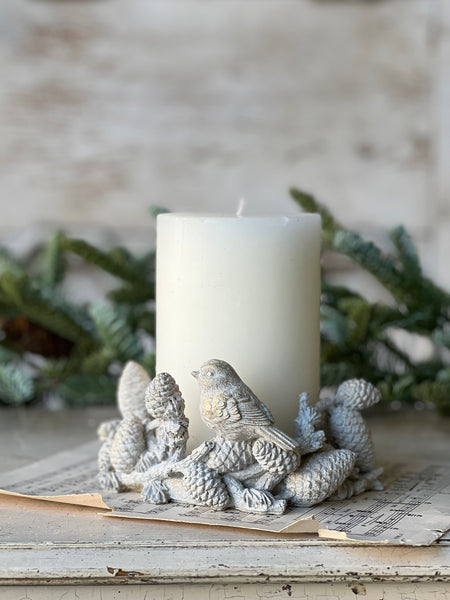 Feathered Woods Centerpiece | 7.5" | SOLD OUT