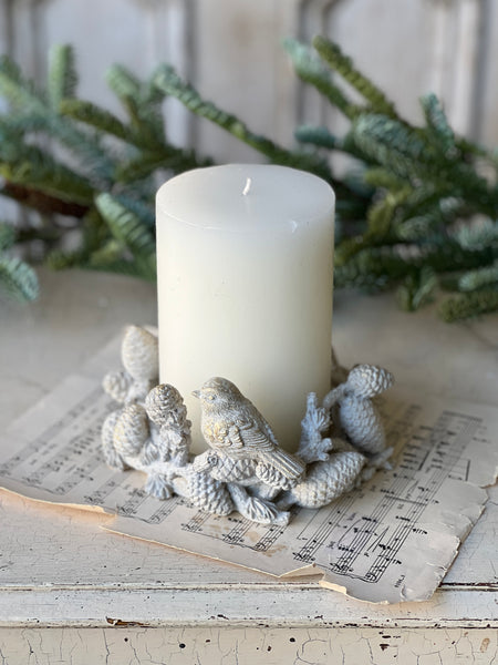 Feathered Woods Centerpiece | 7.5" | SOLD OUT