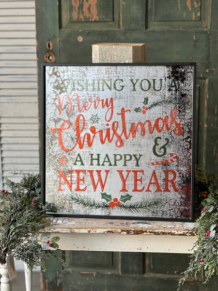 Merry & Happy Wishing | 22" | 25% OFF - DISCOUNT TAKEN IN OFFICE