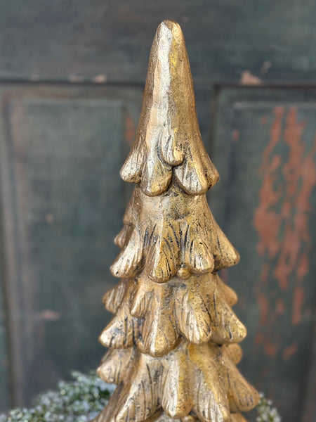 Gold Leaf Pine Tree | 20" | NOT CURRENTLY IN STOCK-New For Holiday 2026!