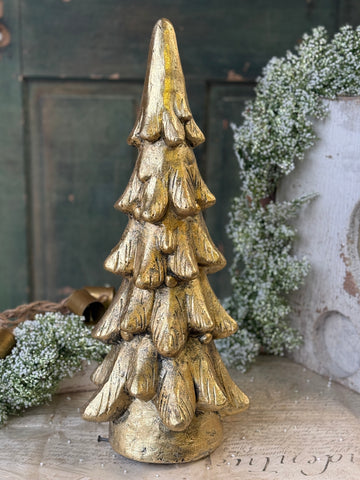 Gold Leaf Pine Tree | 20" | NOT CURRENTLY IN STOCK-New For Holiday 2026!