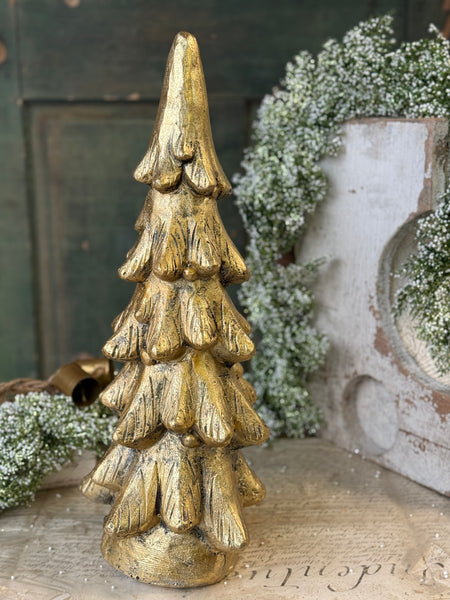 Gold Leaf Pine Tree | 20" | NOT CURRENTLY IN STOCK-New For Holiday 2026!