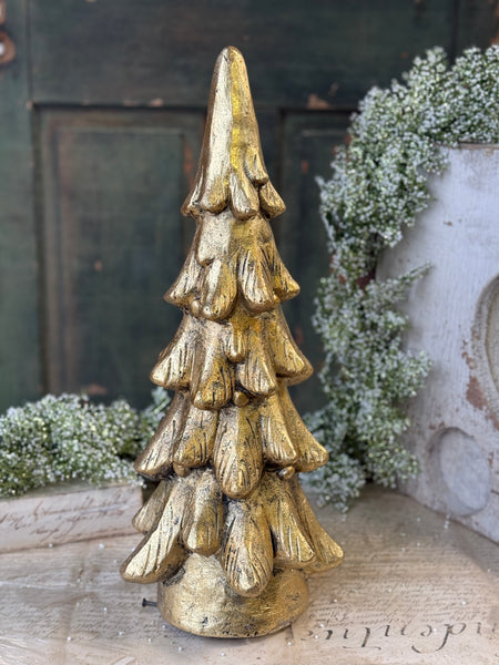 Gold Leaf Pine Tree | 20" | NOT CURRENTLY IN STOCK-New For Holiday 2026!