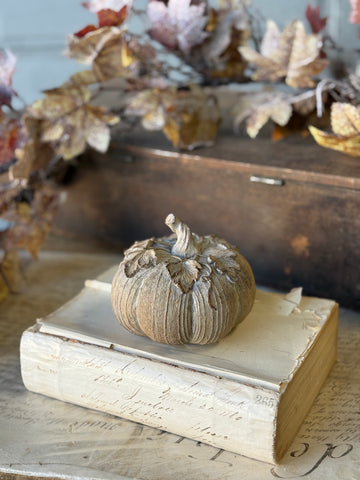 Furled Leaf Pumpkin | Small | NOT CURRENTLY IN STOCK-New For Holiday 2026!