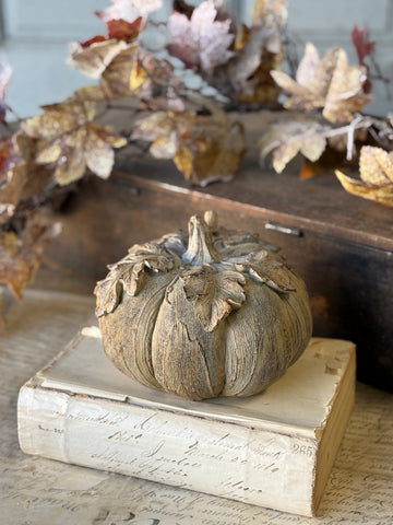 Furled Leaf Pumpkin | Large | NOT CURRENTLY IN STOCK-New For Holiday 2026!