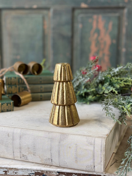 Pleated Pines Holder | 5.5" | NOT CURRENTLY IN STOCK-New For Holiday 2026!