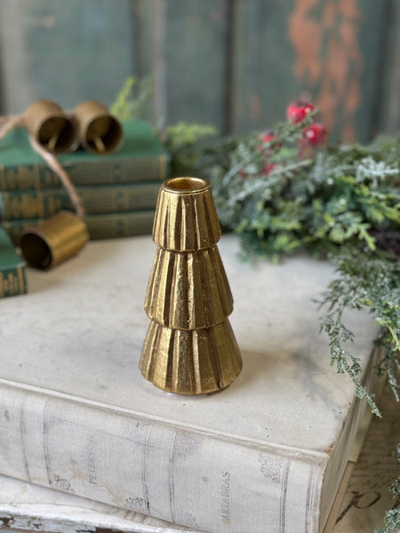 Pleated Pines Holder | 5.5" | NOT CURRENTLY IN STOCK-New For Holiday 2026!