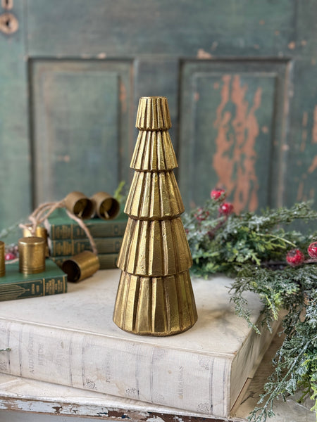 Pleated Pines Holder | 11" | NOT CURRENTLY IN STOCK-New For Holiday 2026!