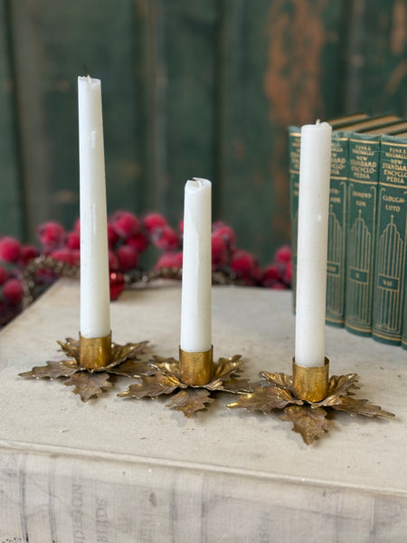 Golden Poinsettia Trio Holder | 10" | NOT CURRENTLY IN STOCK-New For Holiday 2026!