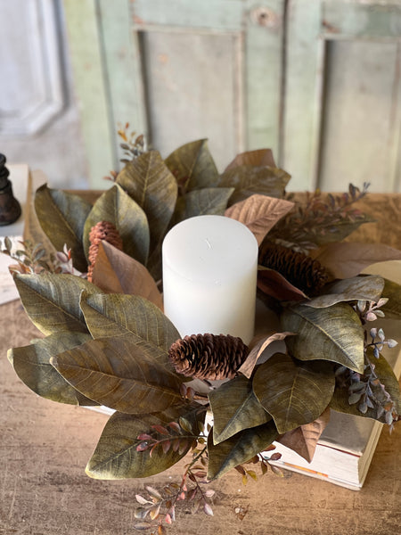 Montage Magnolia Candle Ring | 18" | SOLD OUT