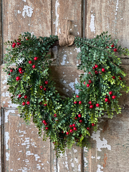 Lively Berry Bough Hanging Wreath | 24" | SOLD OUT