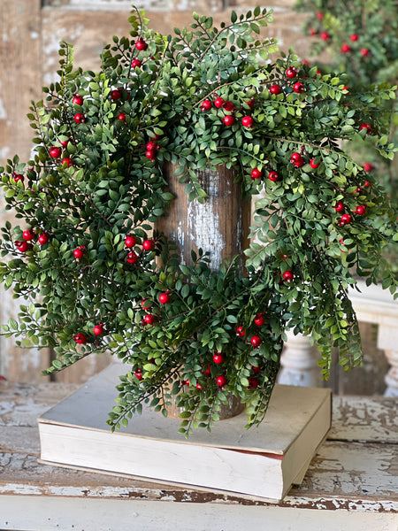 Lively Berry Bough Wreath | 24" | SOLD OUT