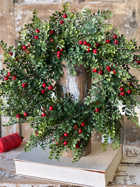 Lively Berry Bough Wreath | 24" | SOLD OUT