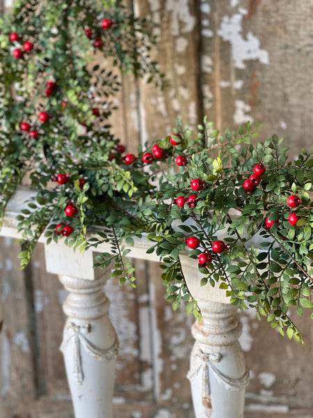 Lively Berry Bough Garland | 5' | SOLD OUT