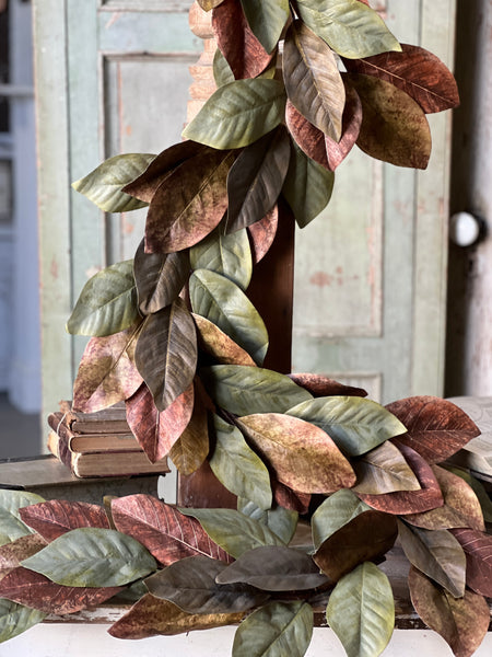 Painterly Magnolia Garland | 6' | NEW CLOSEOUT + CLEAN UP SPECIAL!  From $13.50 - Last 22pcs!