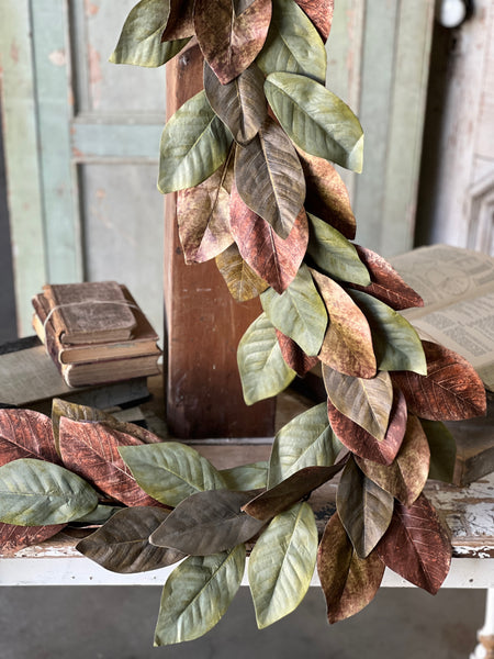 Painterly Magnolia Garland | 6' | NEW CLOSEOUT + CLEAN UP SPECIAL!  From $13.50 - Last 22pcs!