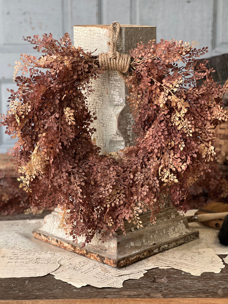 Tattersall Leaves Hanging Wreath | 24" | SOLD OUT