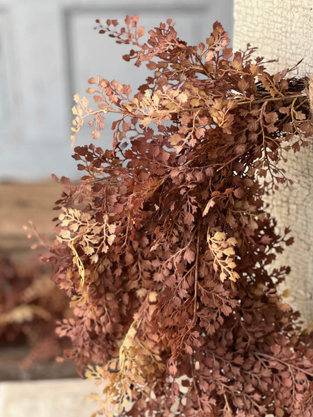 Tattersall Leaves Hanging Wreath | 24" | SOLD OUT