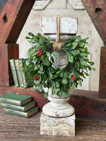 Noelle Greens Hanging Wreath | 8" | NOT CURRENTLY IN STOCK-New For Holiday 2026!