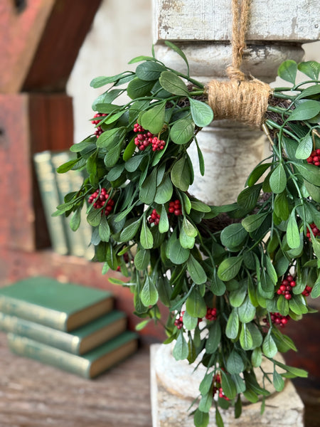 Noelle Greens Hanging Wreath | 12" | NOT CURRENTLY IN STOCK-New For Holiday 2026!