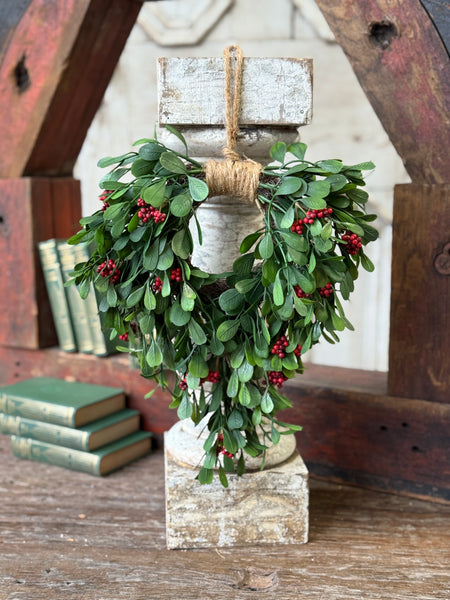 Noelle Greens Hanging Wreath | 12" | NOT CURRENTLY IN STOCK-New For Holiday 2026!
