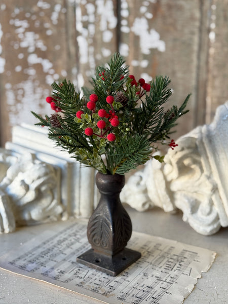 Pineheart Berry Bush | 12" | NOT CURRENTLY IN STOCK-New For Holiday 2026!