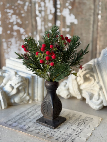 Pineheart Berry Bush | 12" | NOT CURRENTLY IN STOCK-New For Holiday 2026!