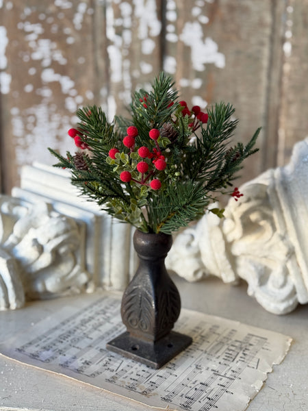 Pineheart Berry Bush | 12" | NOT CURRENTLY IN STOCK-New For Holiday 2026!