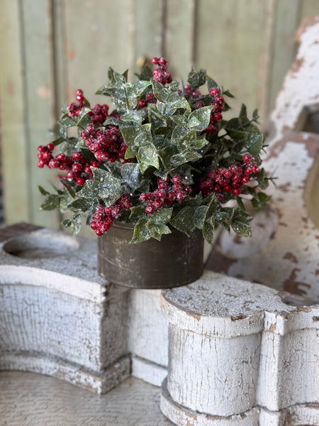 Scarlet Wish Berries Half Sphere | 10" | NOT CURRENTLY IN STOCK-New For Holiday 2026!