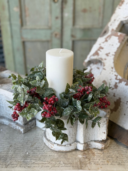 Scarlet Wish Candle Ring | 9” | NOT CURRENTLY IN STOCK-New For Holiday 2026!