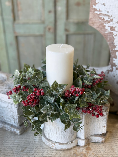 Scarlet Wish Candle Ring | 9” | NOT CURRENTLY IN STOCK-New For Holiday 2026!