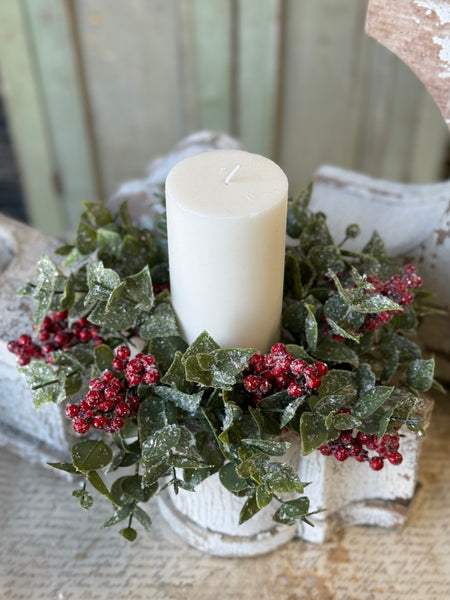 Scarlet Wish Candle Ring | 9” | NOT CURRENTLY IN STOCK-New For Holiday 2026!