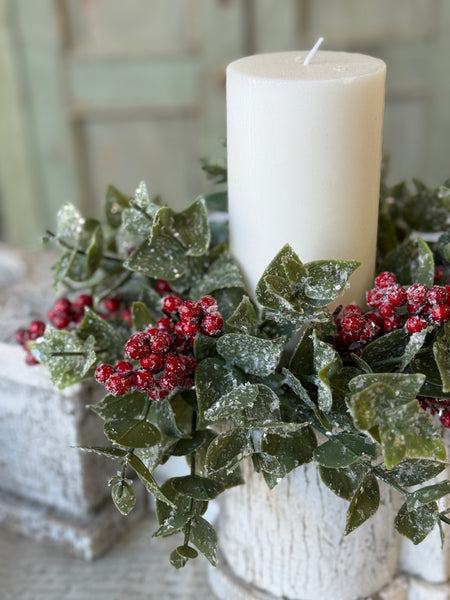 Scarlet Wish Candle Ring | 9” | NOT CURRENTLY IN STOCK-New For Holiday 2026!