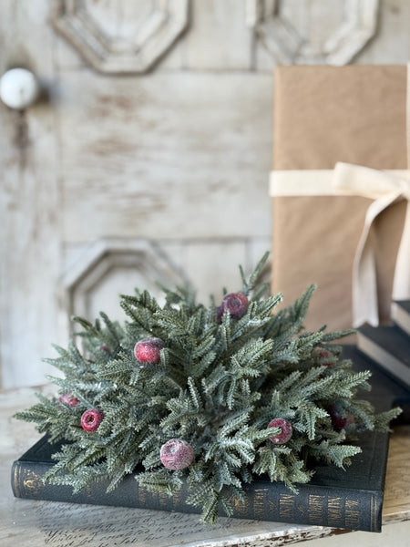 Peppermint Frost Half Sphere | 12" | NOT CURRENTLY IN STOCK-New For Holiday 2026!