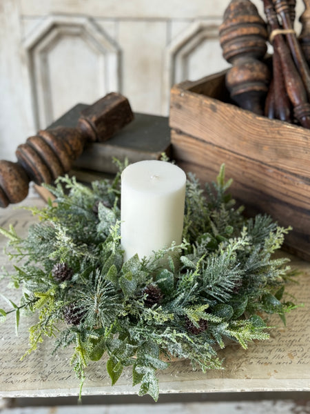 Snowy Cedarcone Bush | 13" | NOT CURRENTLY IN STOCK-New For Holiday 2026!