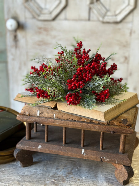 Garnet Grove Cedar Half Sphere | 10" | NOT CURRENTLY IN STOCK-New For Holiday 2026!