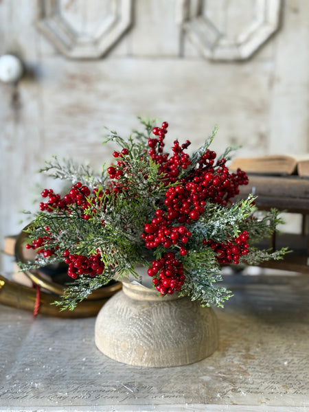 Garnet Grove Cedar Half Sphere | 10" | NOT CURRENTLY IN STOCK-New For Holiday 2026!