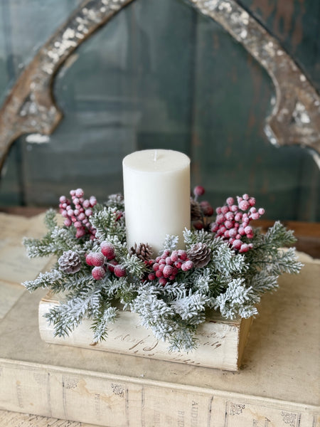 Snowspell Fir Candle Ring | 10 | NOT CURRENTLY IN STOCK-New For Holiday 2026!
